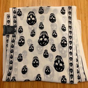 Alexander McQueen Silk Skull Scarf